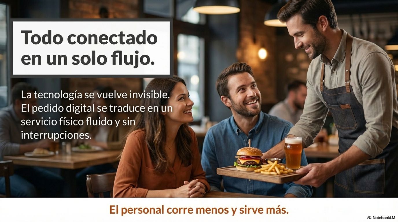 Pago digital en restaurante